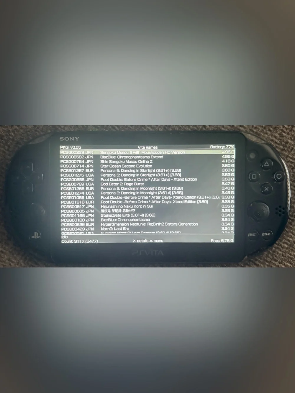 Sony PS Vita - Fully Modded, 350+ games